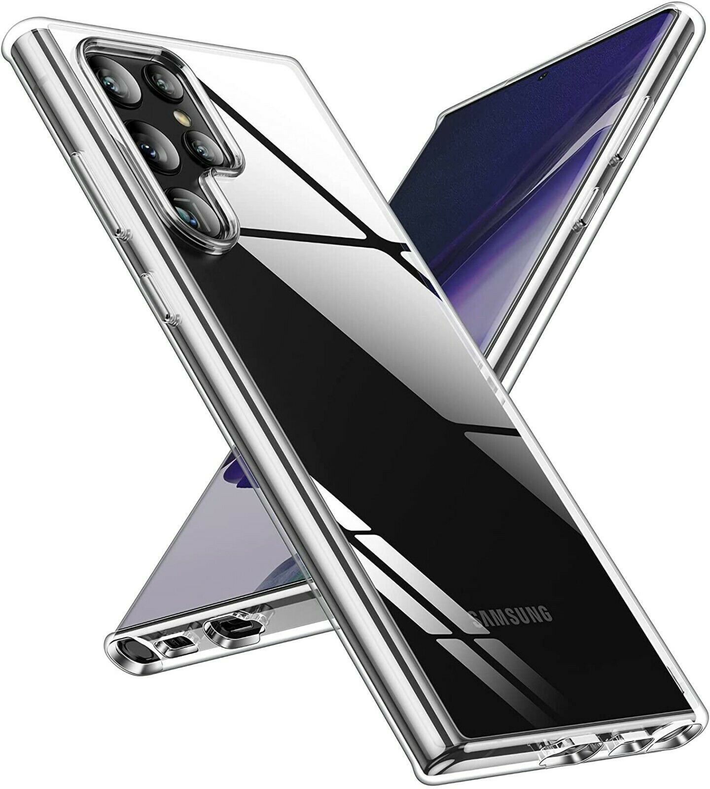 Shockproof Clear Case For Samsung Galaxy S22 | S22+ S22 Ultra Slim Hybrid Cover