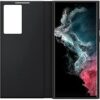 Samsung Galaxy S22 Ultra S-View Flip Cover, Protective Phone Case, Tap Control, Cutting Edge Design, US Version, Black, (EF-ZS908CBEGUS) - Thumbnail Image 2