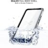 Ghostek NAUTICAL S22 Ultra Waterproof Case with Screen Camera Protector, Belt Clip Holster Heavy Duty Protective Full Body Phone Covers Designed for 2022 Samsung Galaxy S22 Ultra 5G (6.8 inch) (Clear) - Thumbnail Image 3