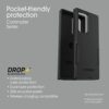 OTTERBOX Commuter Series Case for Galaxy S22 Ultra - Black - Thumbnail Image 4