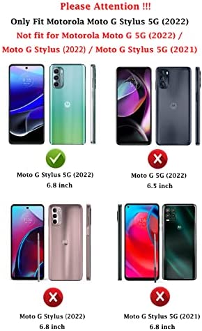 PUSHIMEI for Moto G Stylus 5G 2022 Case with Screen Protector [Military Grade 16ft. Drop Tested] Magnetic Ring Holder Kickstand Protective Phone Case for Motorola Moto G Stylus 5G 2022, Purple - Image 2