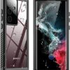 SPIDERCASE for Samsung Galaxy S22 Ultra Case, Waterproof Built-in Screen Protector Full Protection Heavy Duty Shockproof Anti-Scratched Rugged Case for Galaxy S22 Ultra 5G 6.8'' 2022 (Black) - Thumbnail Image 1