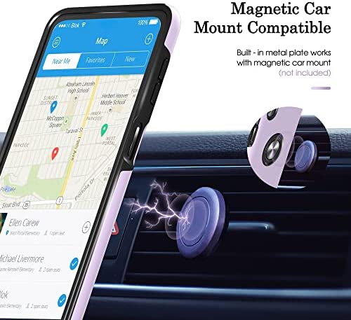 Moto G Stylus 5G Case, Motorola G Gtylus 5G Case with HD Screen Protector, Gritup [Military Grade] Shockproof Protection Case with Magnetic Ring Holder Kickstand Case for Moto G Stylus 5G 2021, Purple - Image 6