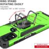 for Moto G Stylus 5G Case with Screen Protector Hybrid Heavy Duty 360 Rotating Ring Magnetic Kickstand Full Body Shockproof Double Layer Phone Case Compatible with Motorola G Stylus 5G (Green) - Thumbnail Image 4