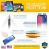 [2 Pack] ArmorSuit MilitaryShield Screen Protector Designed for Samsung Galaxy S22 Ultra 6.8" Case Friendly Anti-Bubble HD Clear Film - Thumbnail Image 3