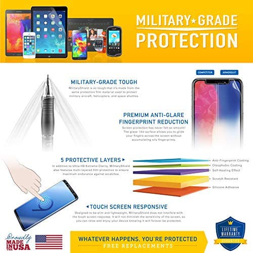 [2 Pack] ArmorSuit MilitaryShield Screen Protector Designed for Samsung Galaxy S22 Ultra 6.8" Case Friendly Anti-Bubble HD Clear Film - Image 3