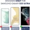 [2 Pack] ArmorSuit MilitaryShield Screen Protector Designed for Samsung Galaxy S22 Ultra 6.8" Case Friendly Anti-Bubble HD Clear Film - Thumbnail Image 2