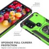 for Moto G Stylus 5G Case with Screen Protector Hybrid Heavy Duty 360 Rotating Ring Magnetic Kickstand Full Body Shockproof Double Layer Phone Case Compatible with Motorola G Stylus 5G (Green) - Thumbnail Image 3