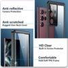 SPIDERCASE for Samsung Galaxy S22 Ultra Case, Waterproof Built-in Screen Protector Full Protection Heavy Duty Shockproof Anti-Scratched Rugged Case for Galaxy S22 Ultra 5G 6.8'' 2022 (Black) - Thumbnail Image 4