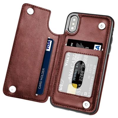Luxury PU Flip Wallet Leather Case for iPhone XS Max XR 10 Multi Card Holders Phone Cases for iPhone  X 6 6s 7 8 Plus - Image 6