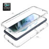 360 Crystal Clear TPU PC Hybrid Shockproof Phone Case for Samsung Galaxy S21 FE - Thumbnail Image 7