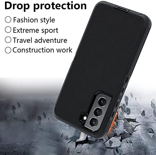NUFR Samsung Galaxy S21 FE 5G Case, Heavy Duty case,[Military Grade Protective ][Shockproof] [Dropproof] [Dust-Proof], Compatible with (Black) - Image 4
