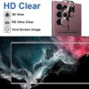 [2+2 Pack] Galaxy S22 Ultra Screen Protector, 9H Tempered Glass, Ultrasonic Fingerprint Support, 3D Curved, HD Clear Scratch Resistant for Samsung Galaxy S22 Ultra 5G Glass Screen Protector - Thumbnail Image 5