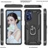 LeYi for Moto G Stylus 5G 2022 Case (NOT FIT 4G), Motorola G Stylus 5G Case 2022 with 2 Pcs Tempered Glass Screen Protector, Heavy Duty Protective Case with Magnetic Stand for Moto G Stylus 5G, Black - Thumbnail Image 3