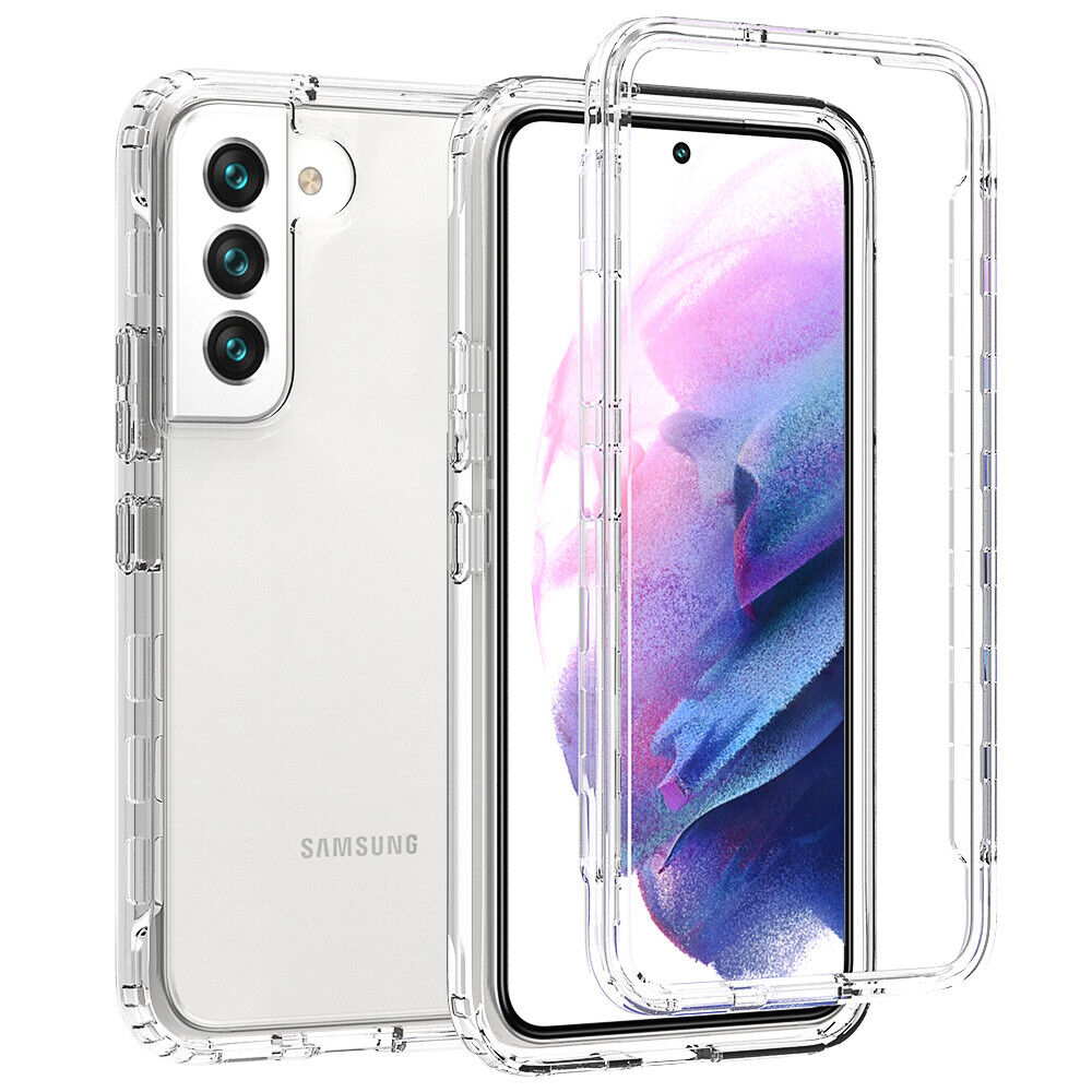 For Samsung Galaxy S22 Ultra / S22 Plus / S22 Case Clear Shockproof Rugged Cover